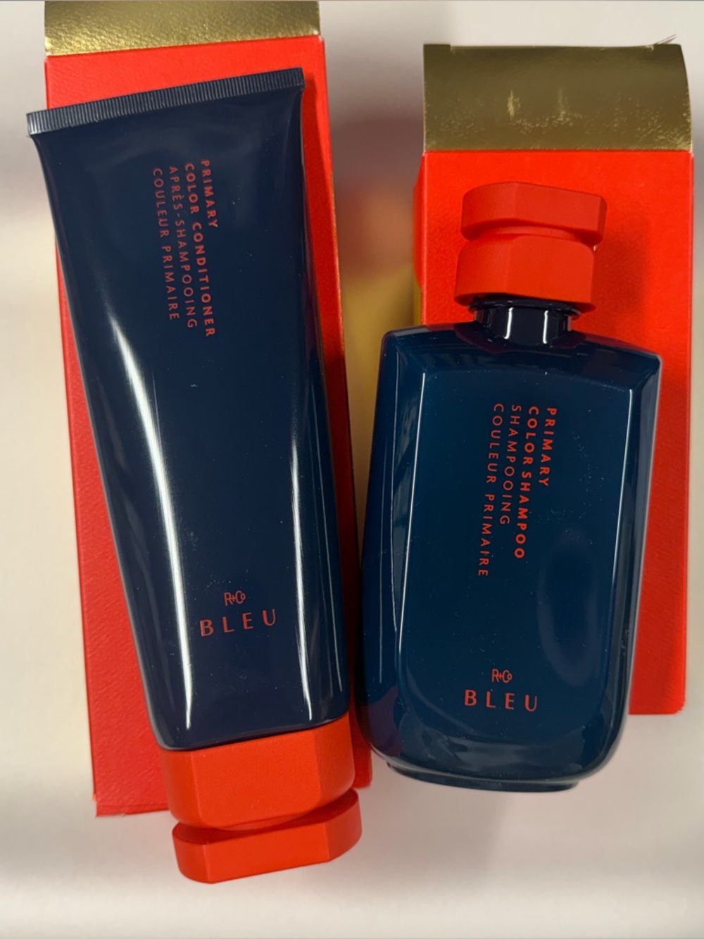 R+Co Bleu Primary Color Shampoo and Conditioner NIB